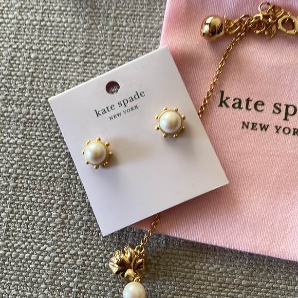 Kate Spade matching necklace and earrings - Picture 2 of 4